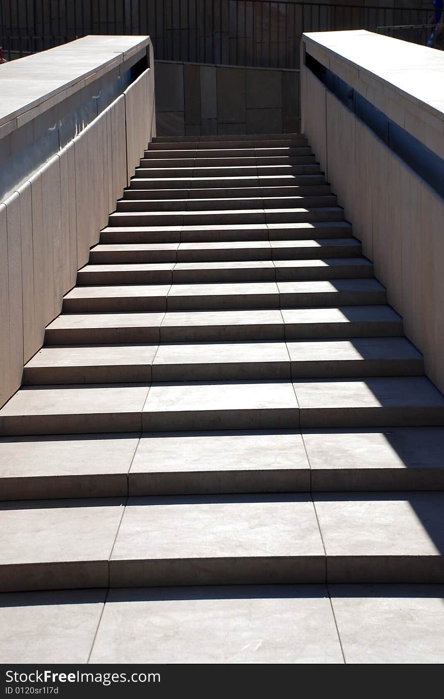 Stairs in the theater of Aix en provence in the south of France. Stairs in the theater of Aix en provence in the south of France