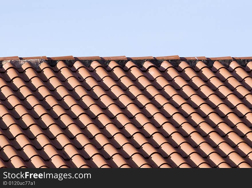 Tile Roof and Blue Sky