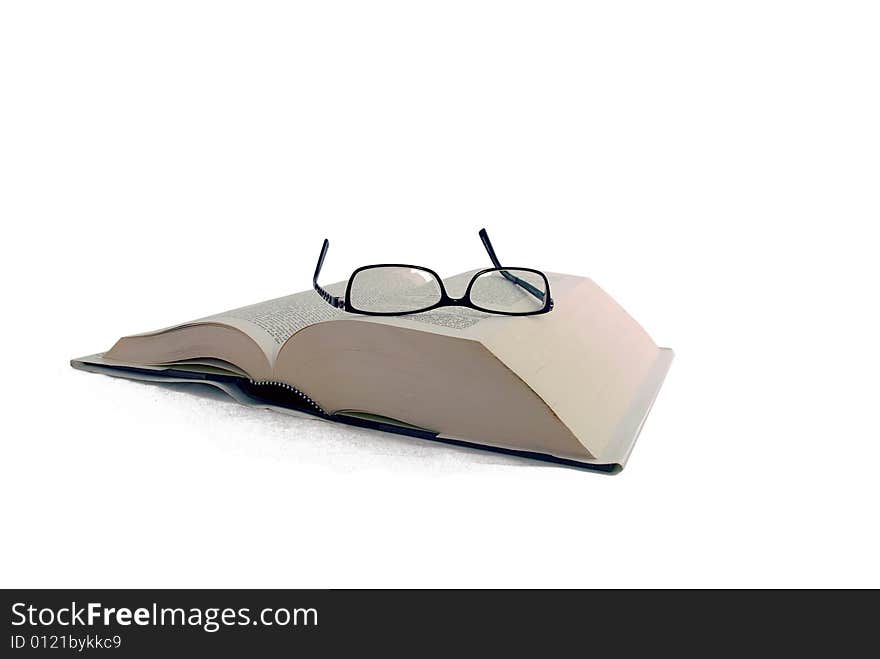 Book And Glasses