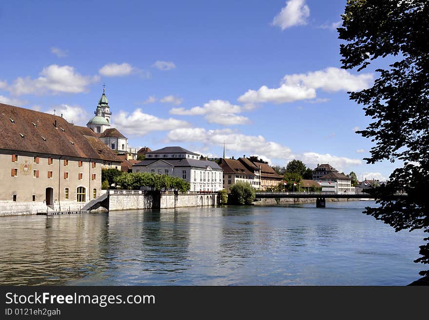 Historic city of solothurn; switzerland