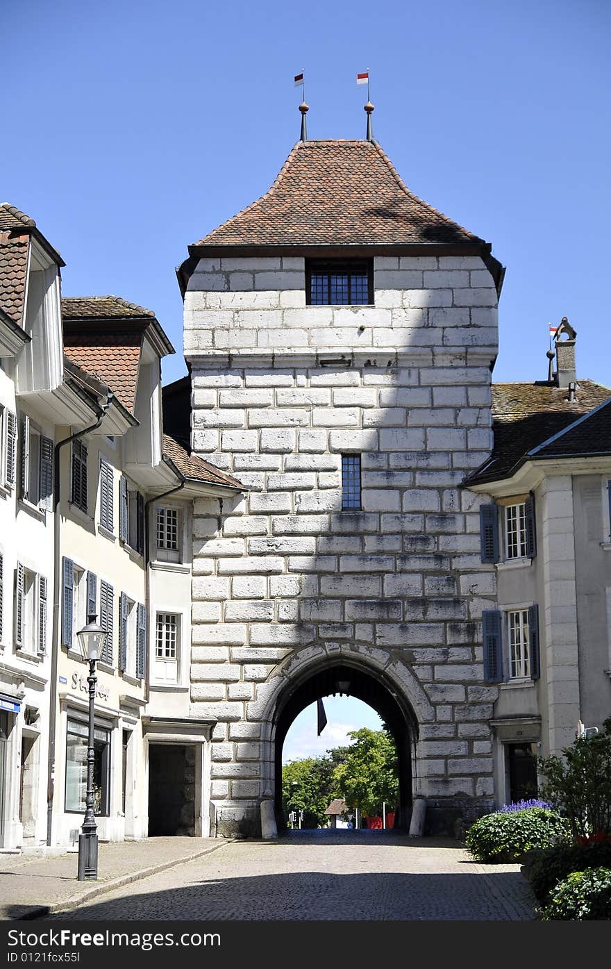 Historic city of solothurn; switzerland. Historic city of solothurn; switzerland