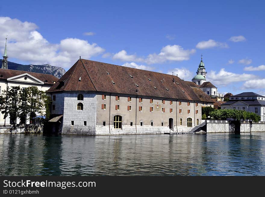 Historic city of solothurn; switzerland