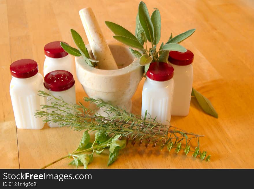 Fresh herbs and spices