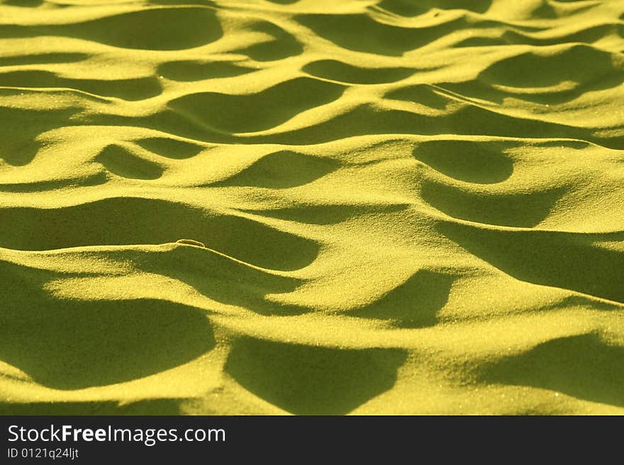 The beach in poland, seaside, before season. The beach in poland, seaside, before season