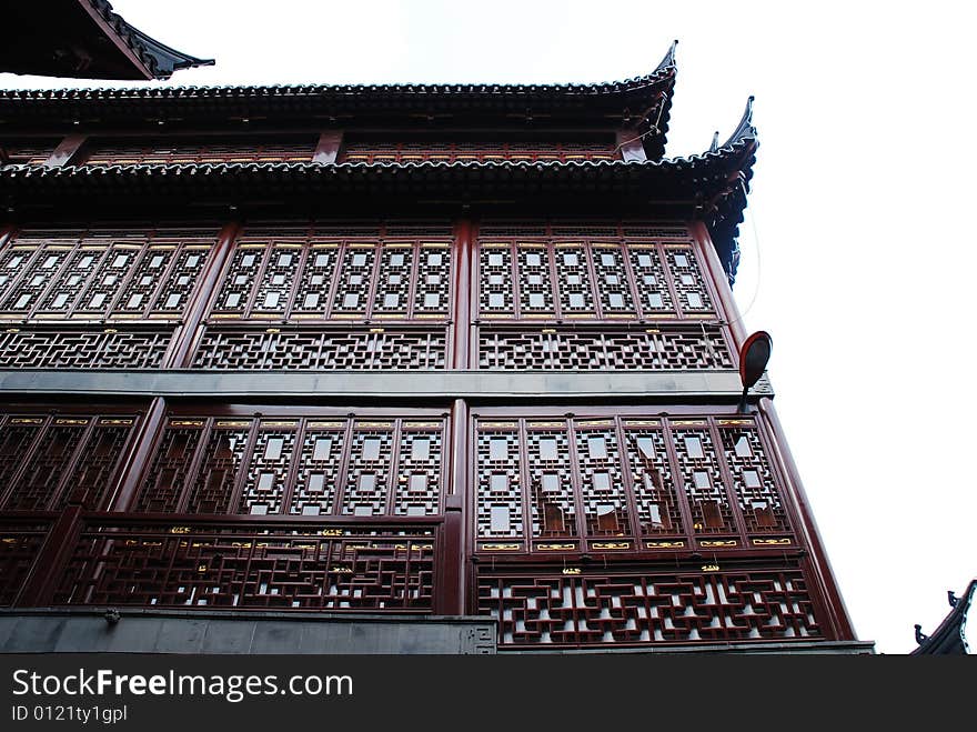 Traditional and beautiful the old architecture of China