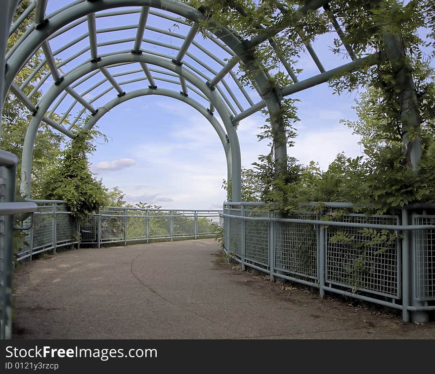 Archway Leading To Sky