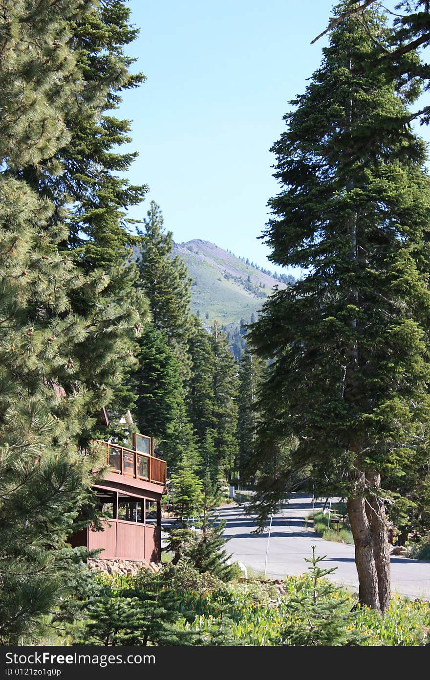 Mountain View from Lake Tahoe, NV. Mountain View from Lake Tahoe, NV