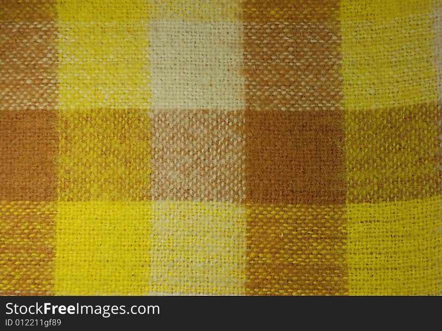 Plaid texture closeup