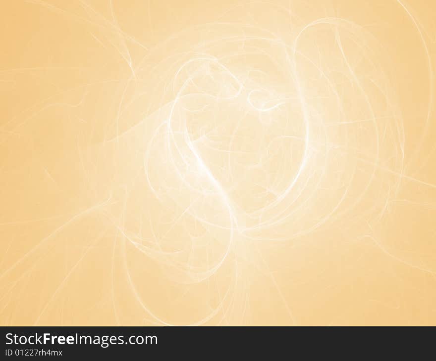 Abstract yellow background. Fractal image. Abstract yellow background. Fractal image