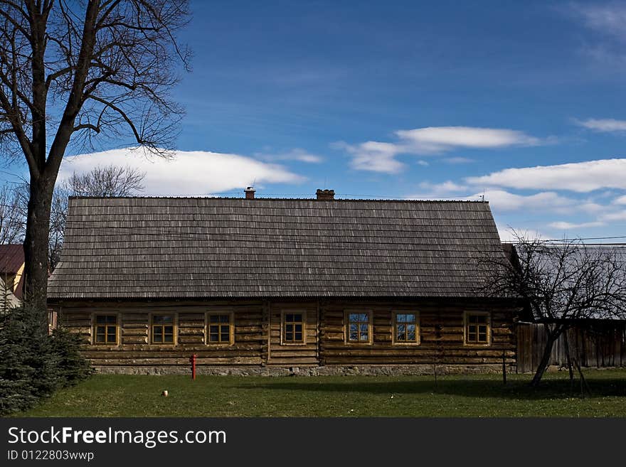 Big house made from wood