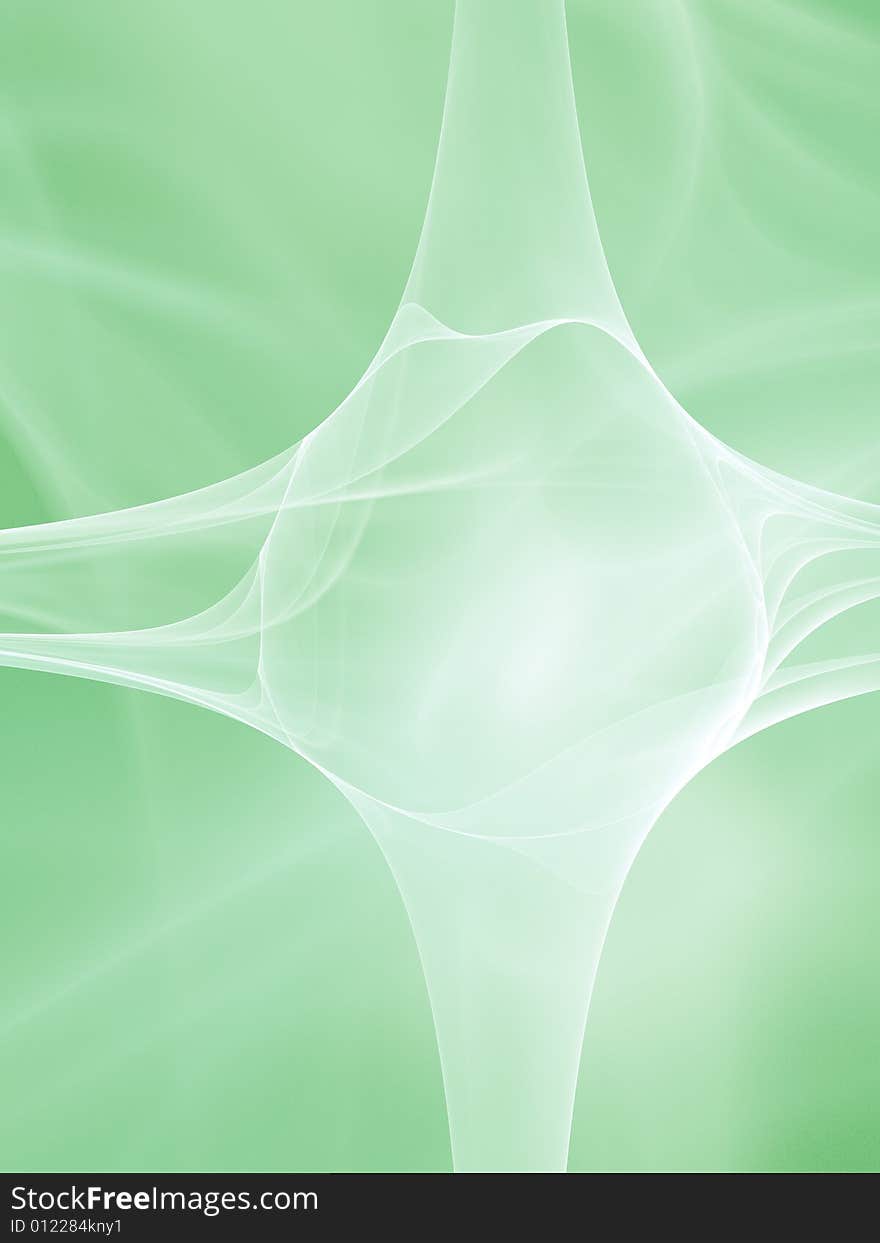 Abstract green background. Fractal image