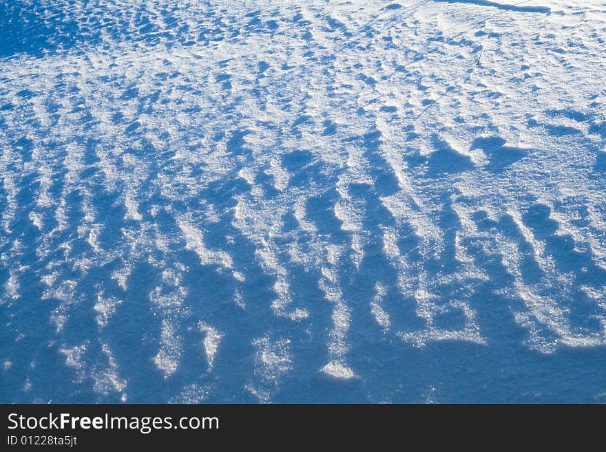 Fresh snow background