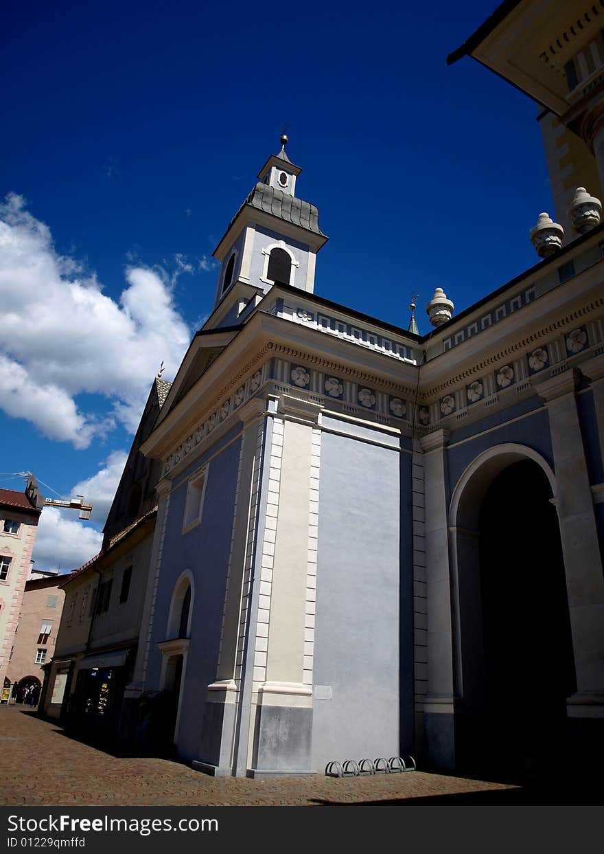 Glimpse Of The Bressanone Cathedral