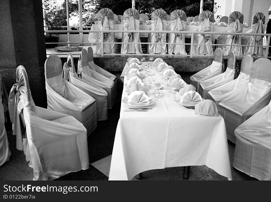 A nice, little and elegant ballroom