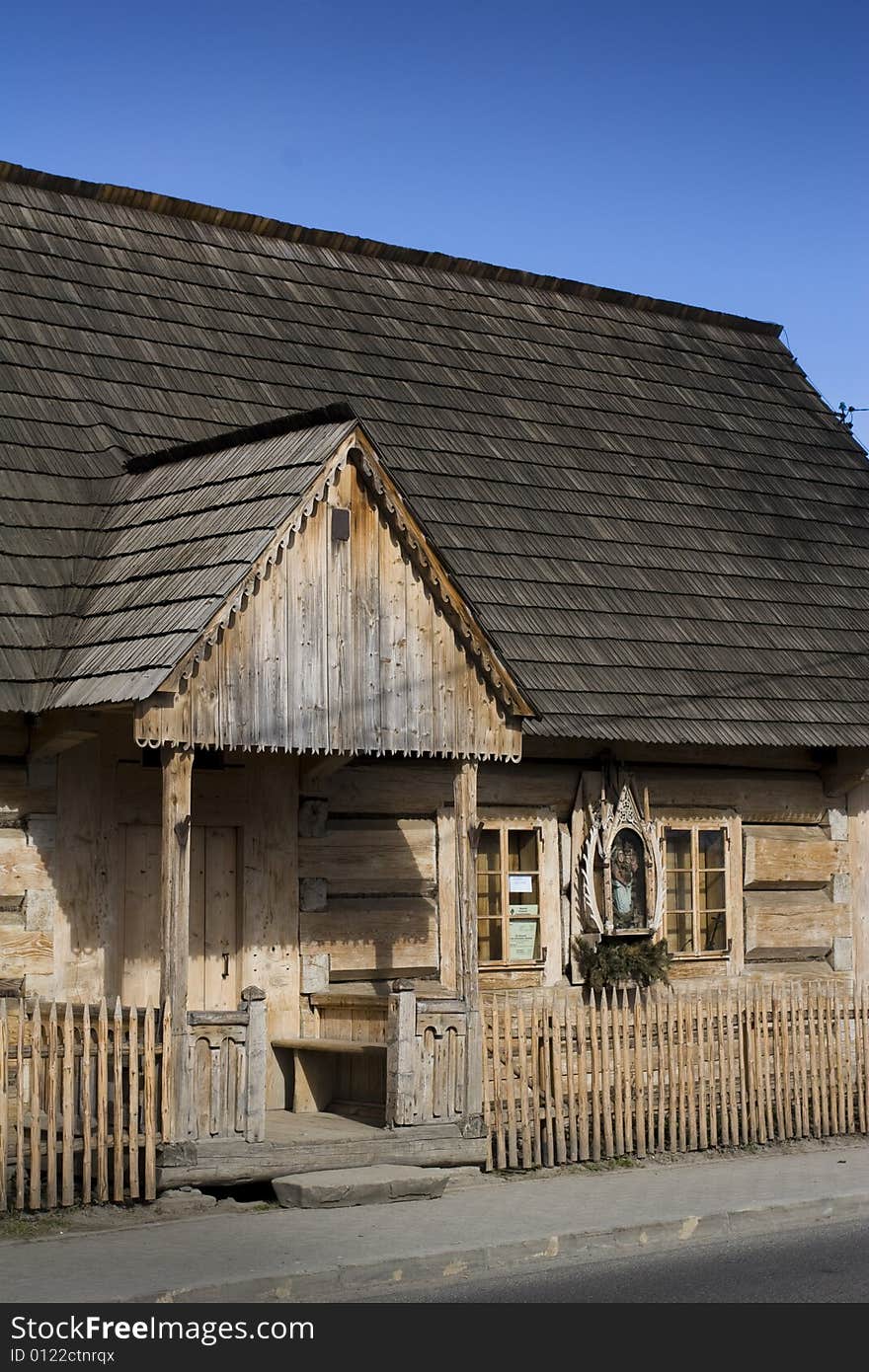 House made from wood