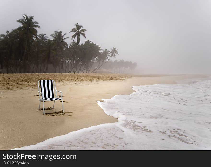 From Oman - salalah i took this picture in Mughseel sea , with my mother chair. From Oman - salalah i took this picture in Mughseel sea , with my mother chair