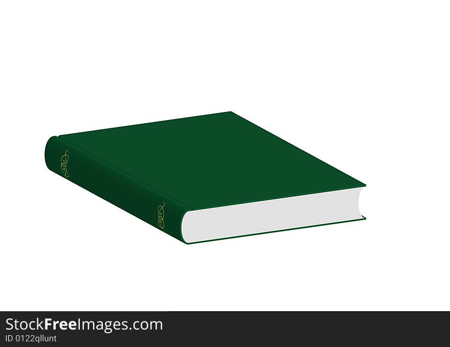 The book with a white background. The book with a white background