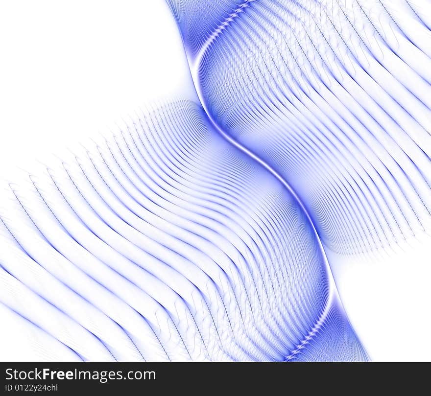 Blue Abstract Illustration Background