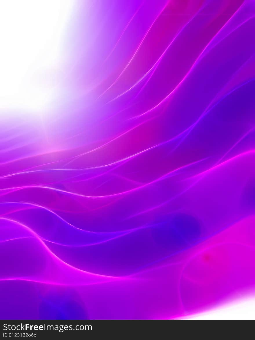 Futuristic fractal background