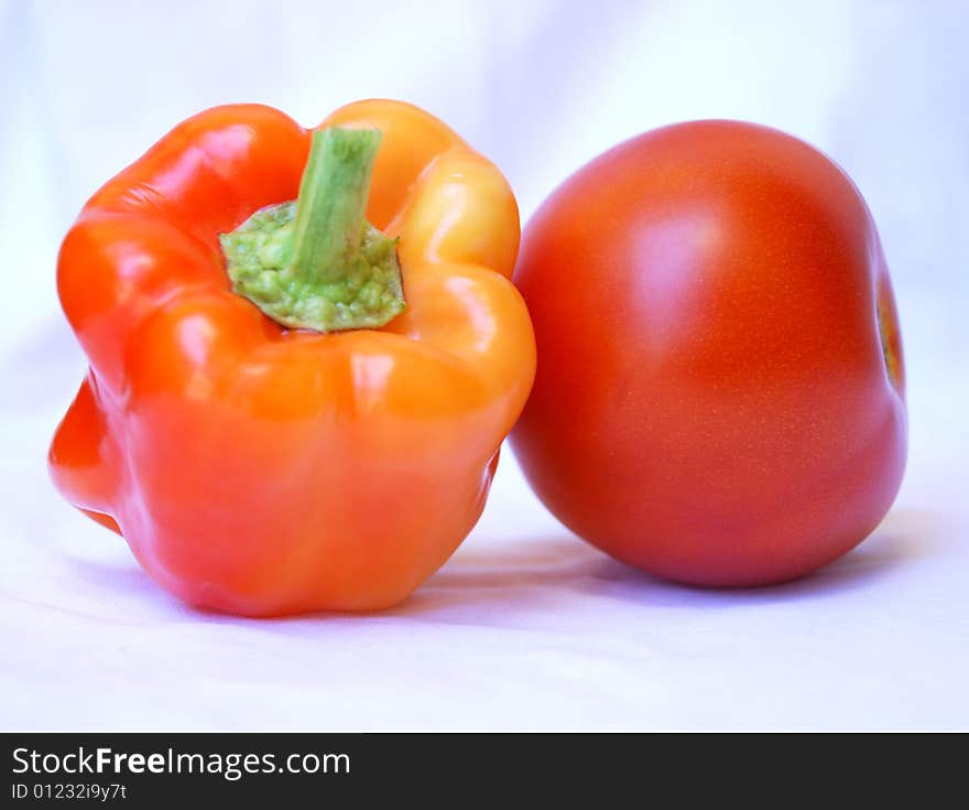 Raw vegetables on white background. Raw vegetables on white background