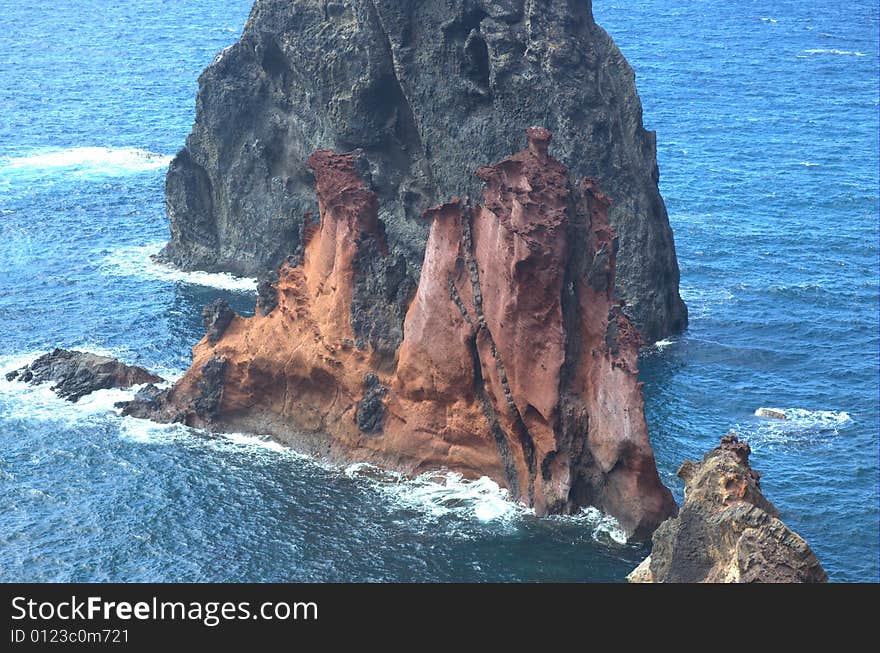 In Cape San Lorenzo on the island of Madeira. In Cape San Lorenzo on the island of Madeira.