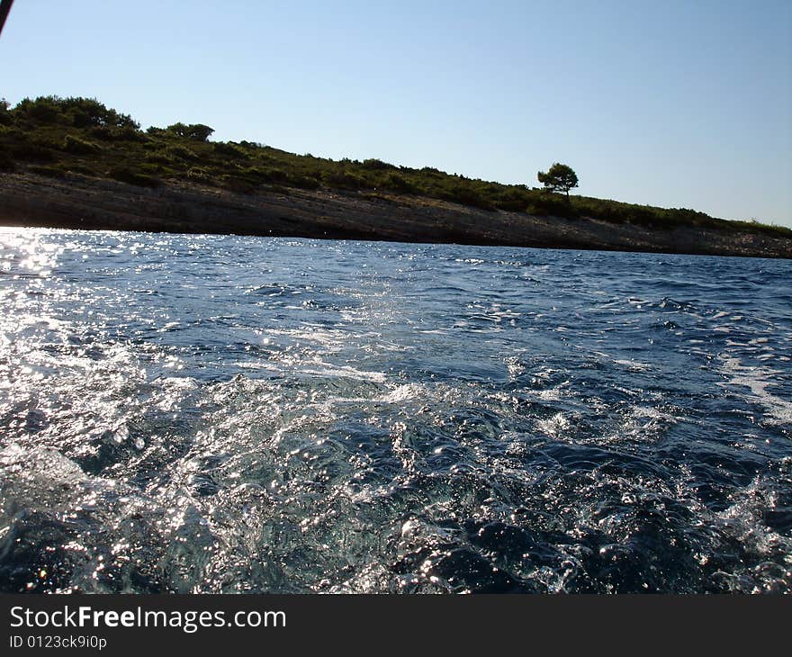 Lagoon Zvukova, Island Hvar