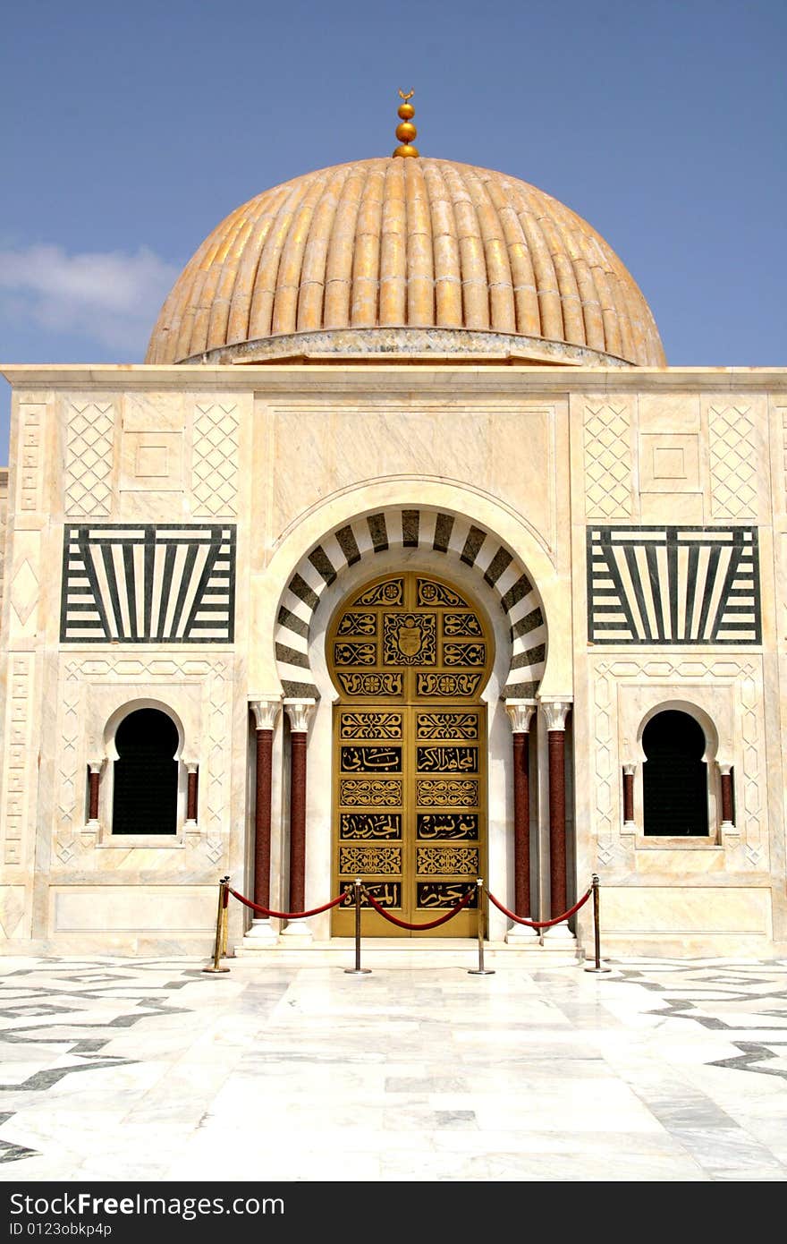 Habib Bourgiba's mausoleum in Monastir, Tunisia.