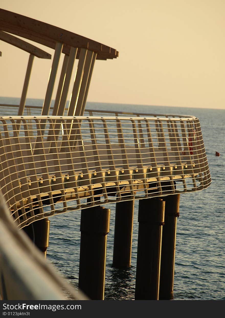 Detail Of The Lido S Dock