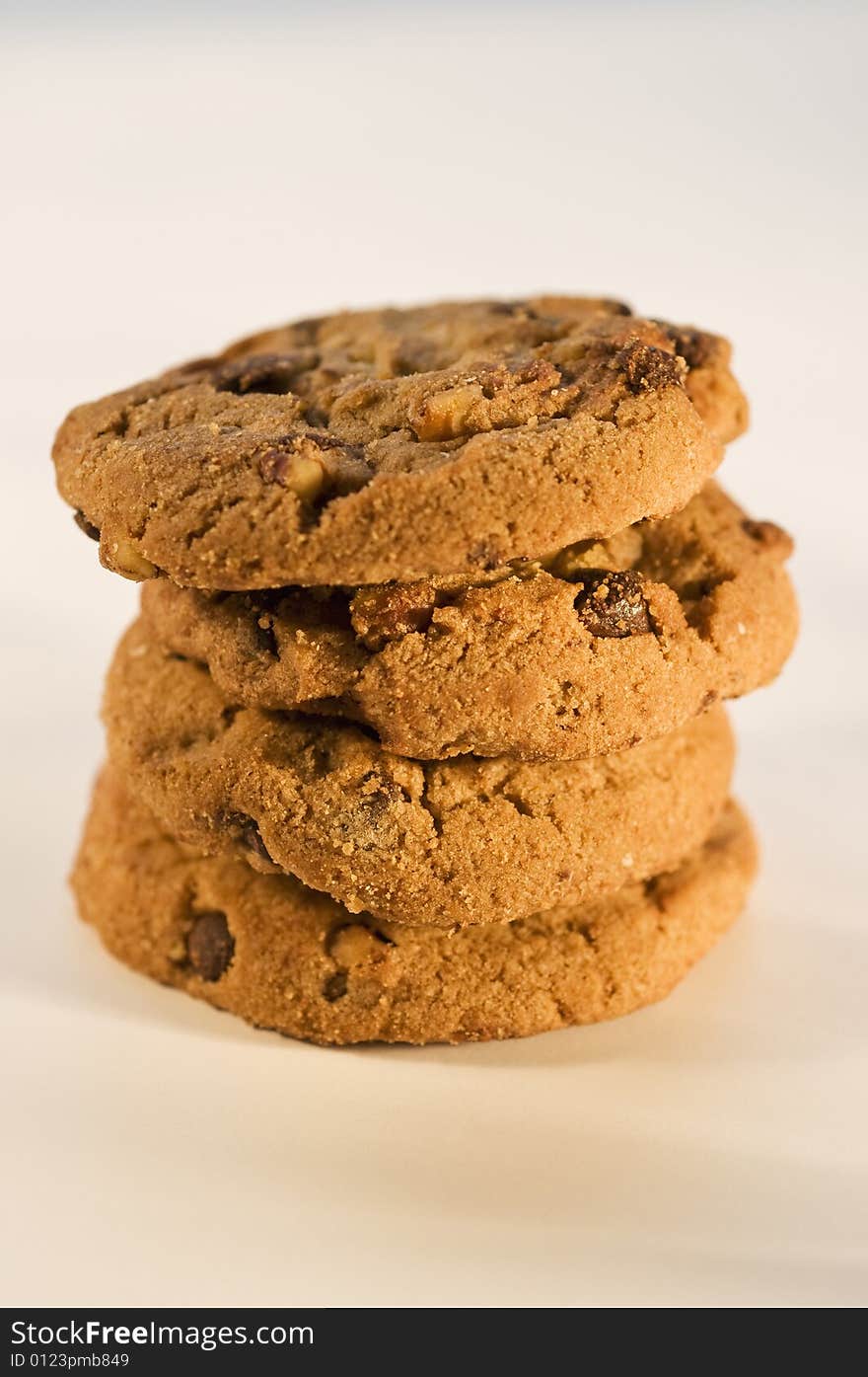 Stack of four cookies