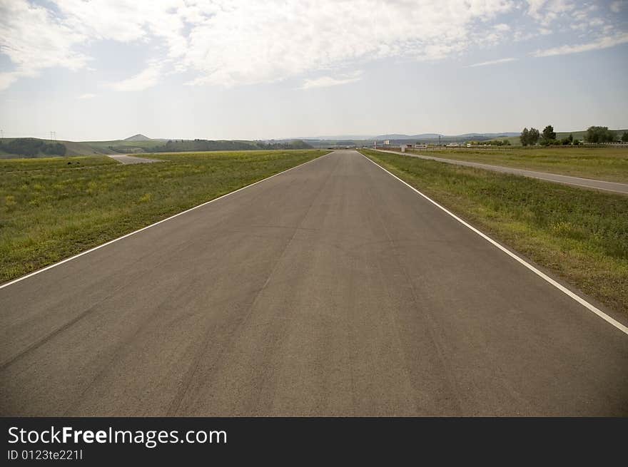 Empty highway.