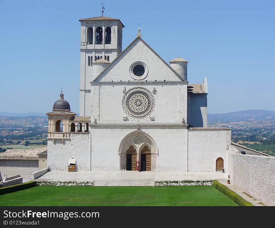 Basilica di San Francesco Catholic church in Assisi, Italy