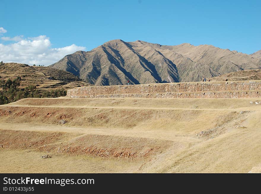 The terraces of chinchero,peru