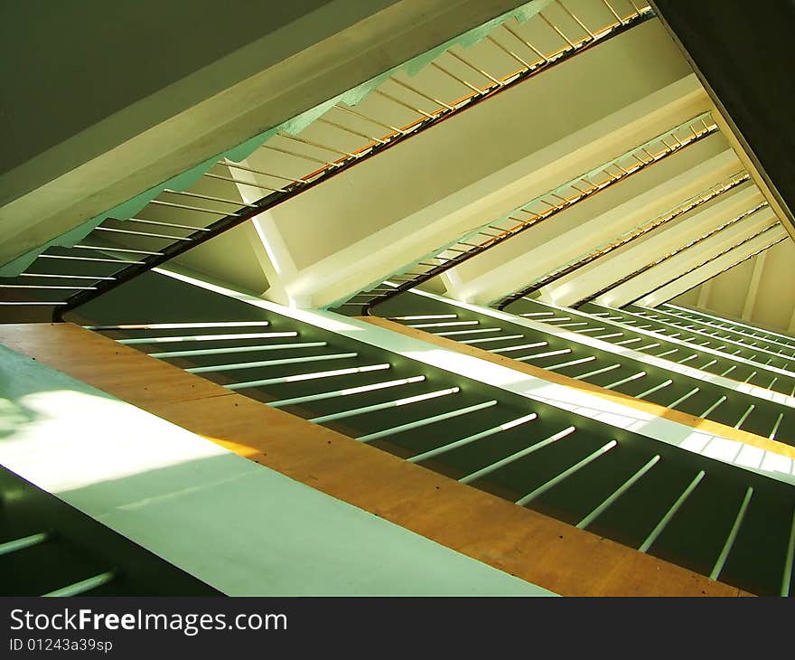 Floors and lines in modern building. Floors and lines in modern building