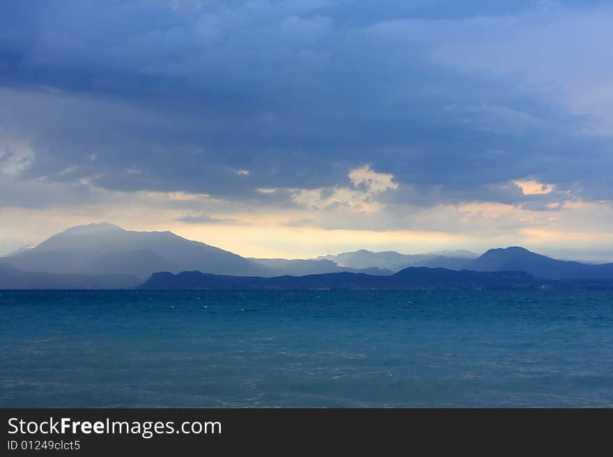 Lake landscape