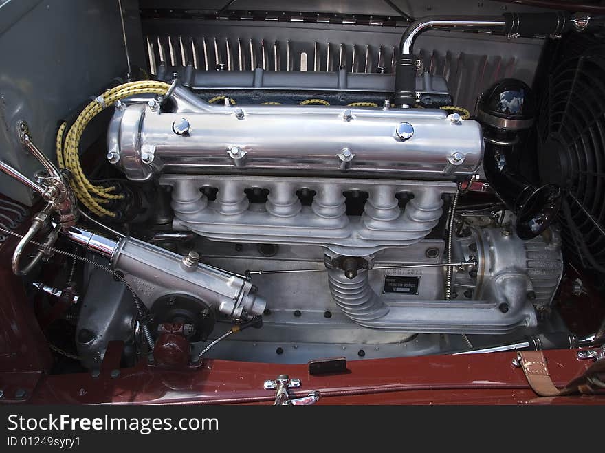 Italian racing engine from the 1920ies