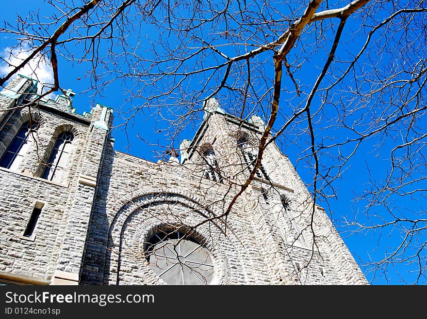 This church was built in Lansing Michigan. This church was built in Lansing Michigan