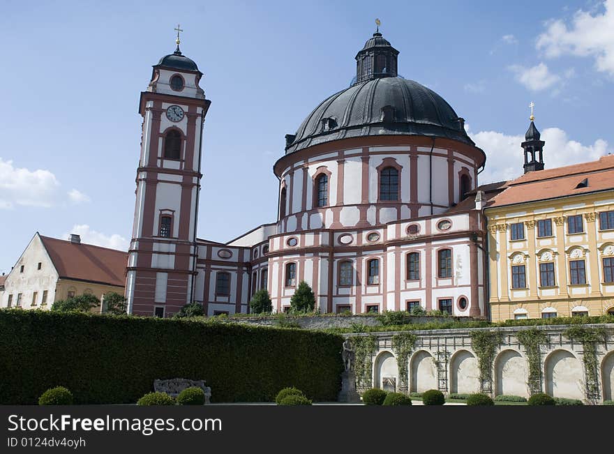 Baroque church of St. Margaret -Jaroměřice nad Rokytnou (czech republic)