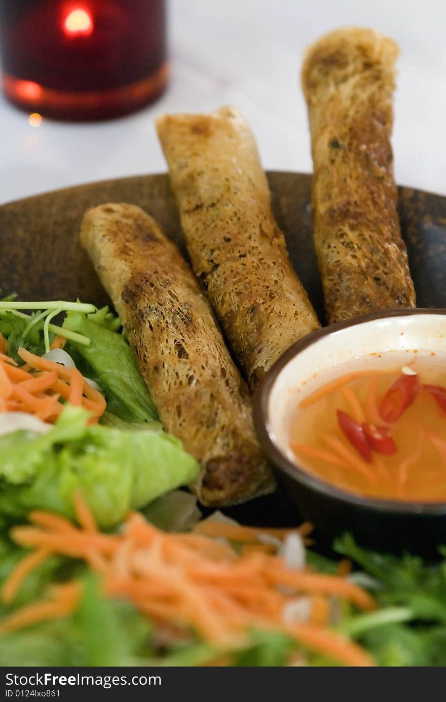 Thai spring rolls