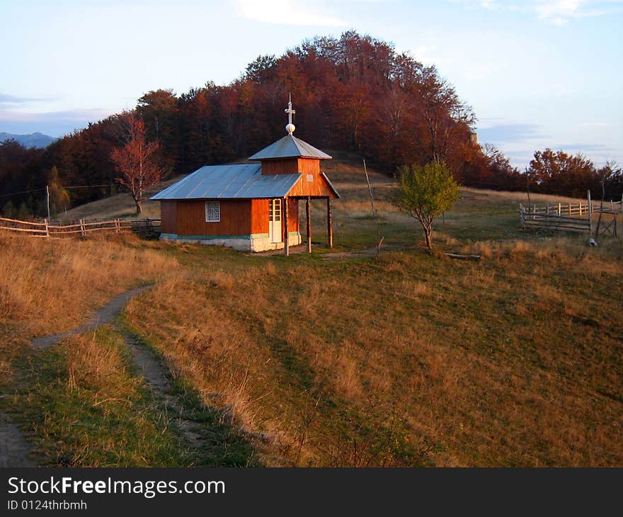 Chapel in the top of a hill