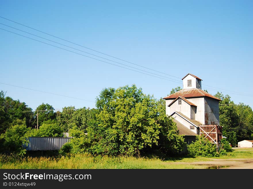 This old barn was found on a country road. This old barn was found on a country road.