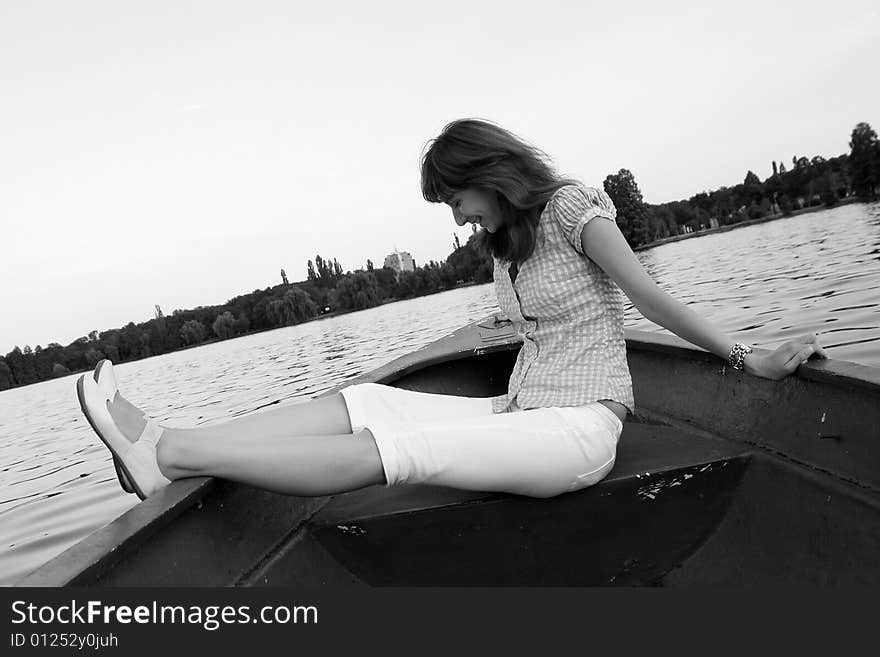 Girl On The Boat