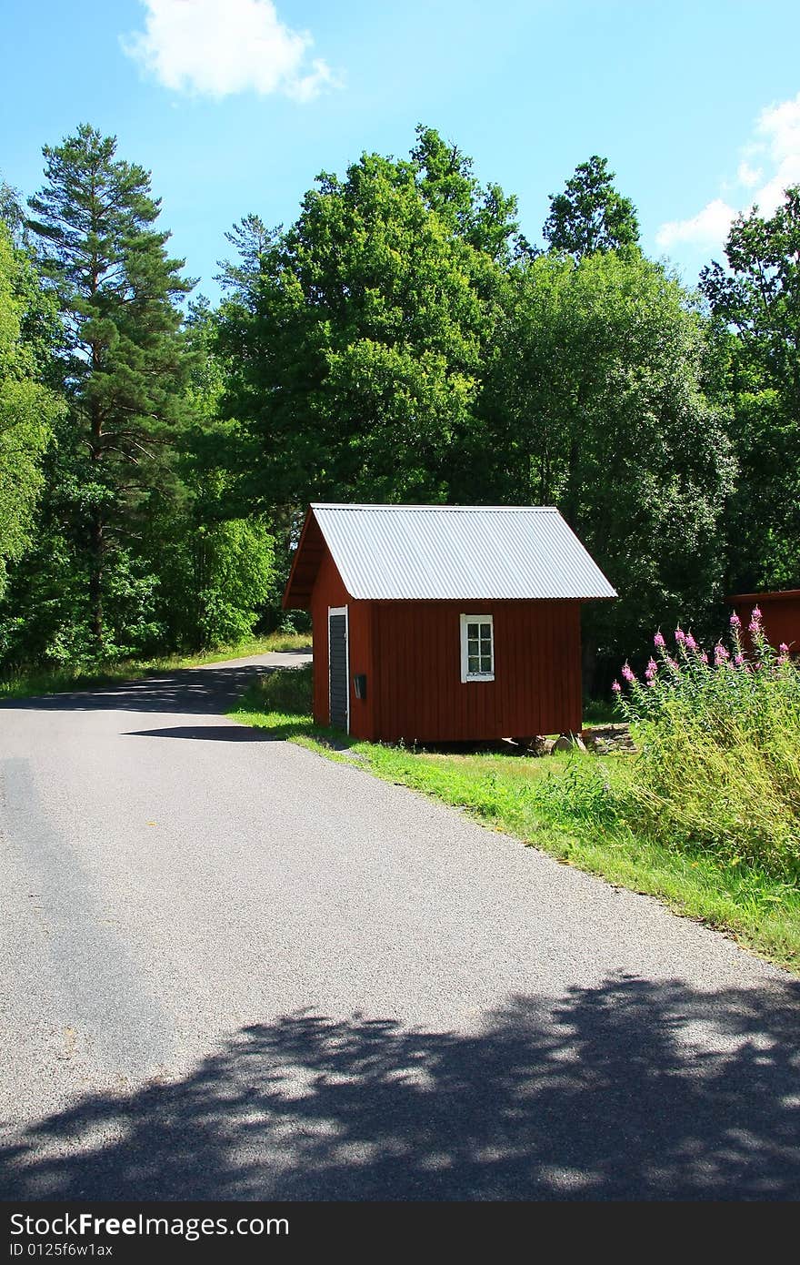 Buildings and landscape in sweden. Buildings and landscape in sweden