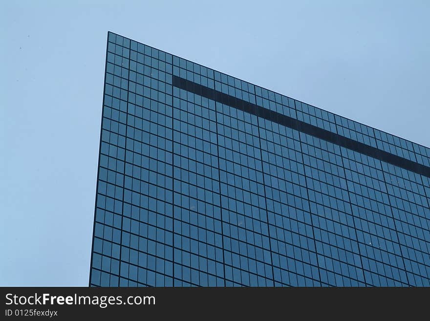 Mirrored Skyscraper Corner