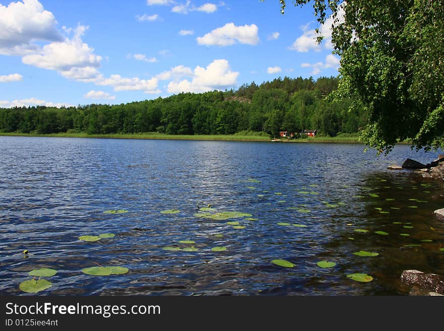 Buildings and landscape in sweden. Buildings and landscape in sweden