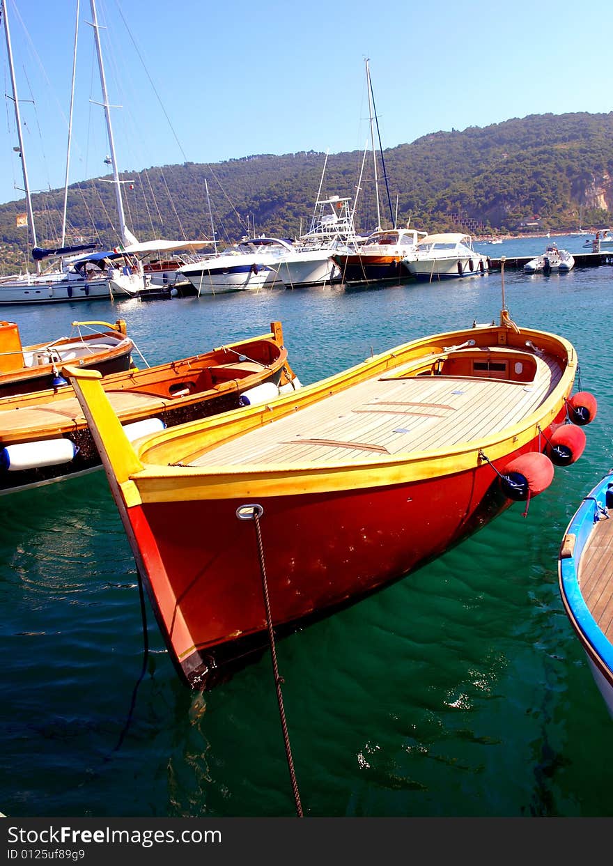 Boats in the little port