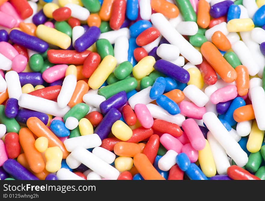 Close Up of Colorful Candy Toppings. Close Up of Colorful Candy Toppings