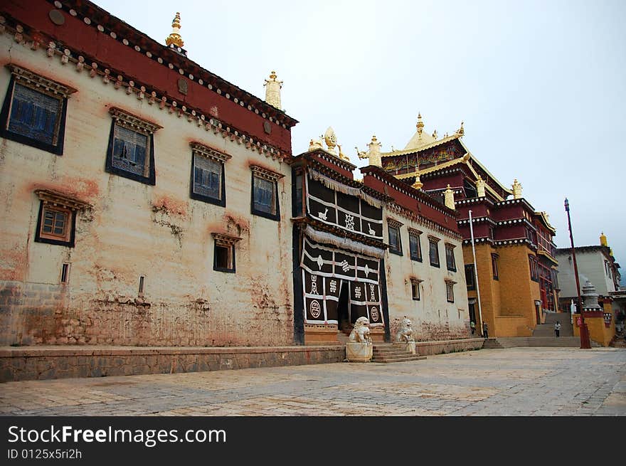 This is a Tibet Temples in yunnan china