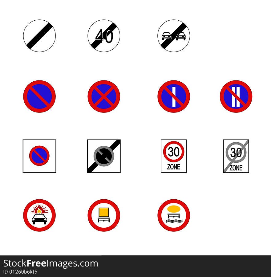 Accurate Traffic/Road Signs & Indicators