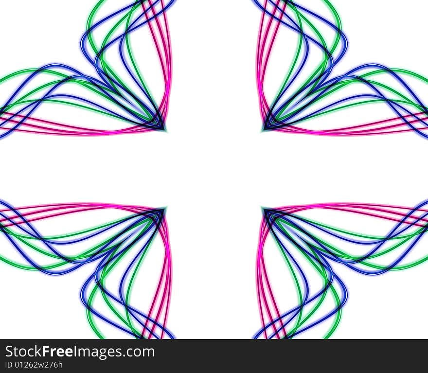 Wavy Line Pattern Background 5