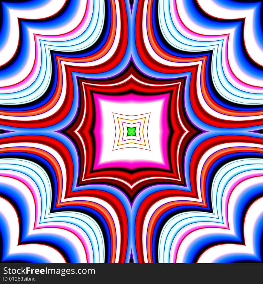 Colour Pattern Tile Background